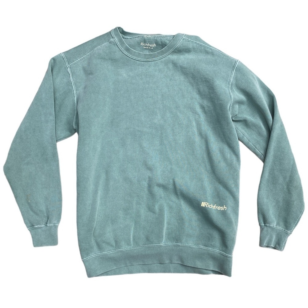 Richfresh / rare seafoam green pullover sweatshirt top crewneck M